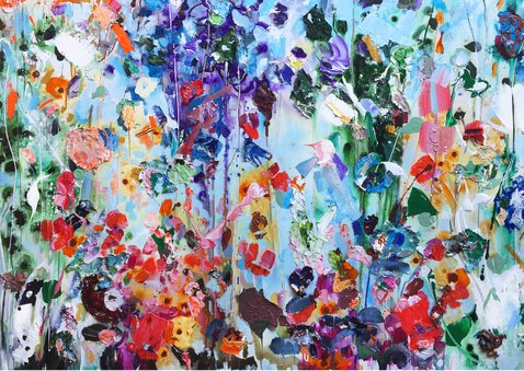 Bloemen schilderkunst iets fraais Martine de Ruiter 2