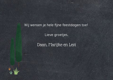 Christelijke fotokaart met illustratie en foto 3
