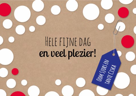 Cirkels, foto en blauw label-isf 3
