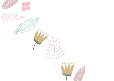 Coachingskaart You are awesome met bloemen 2
