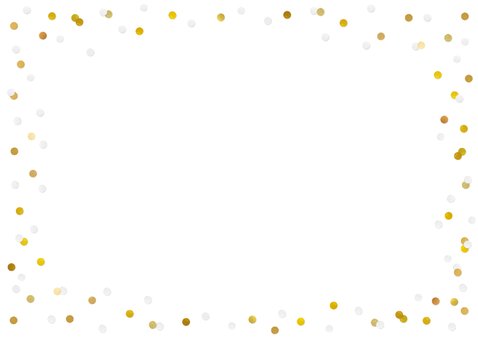 Communie fotocollage kaart meisje met goudlook confetti Achterkant