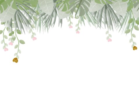 Communie trendy foto bedank kaart botanische stijl 2