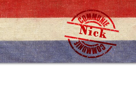 communie vlag stoer postzak jongen 2