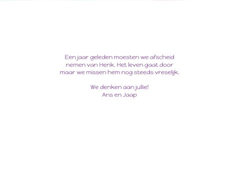 Condoleance een jaar later 3