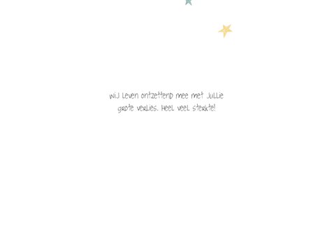 Condoleance kaart boot sterren 3