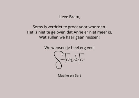 Condoleance Sprakeloos this says it all 3