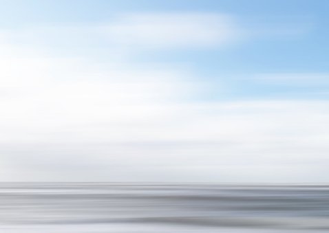 Condoleancekaart Noordzee strand abstract gecondoleerd 2