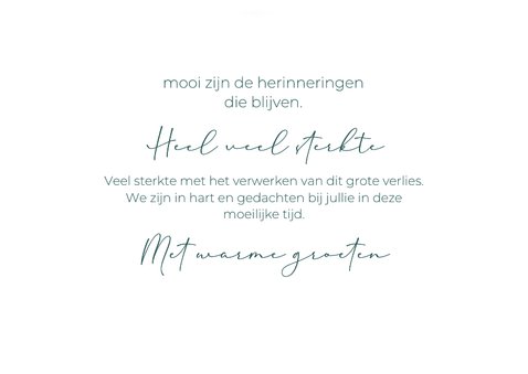 Condoleancekaart pastel droomtuin 3