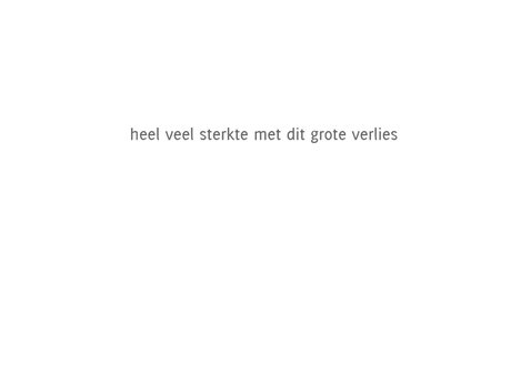 Condoleancekaart Roos Lichtblauw 3