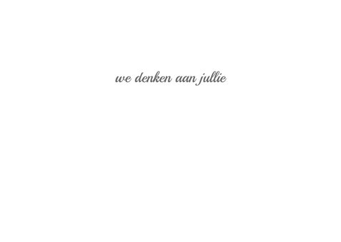 Condoleancekaart Wit Blad Sterkte 3