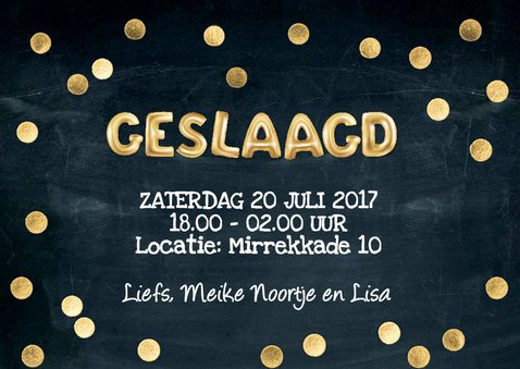 confetti uitnodiging geslaagd 3