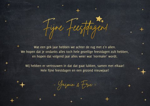Corona kerstkaart afstand houden, samen gaat het lukken foto 3