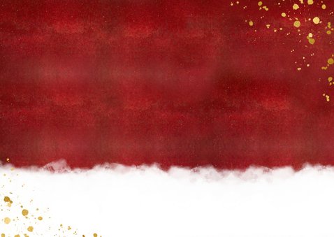Corona kerstkaart - kerstknuffel met eigen foto Achterkant