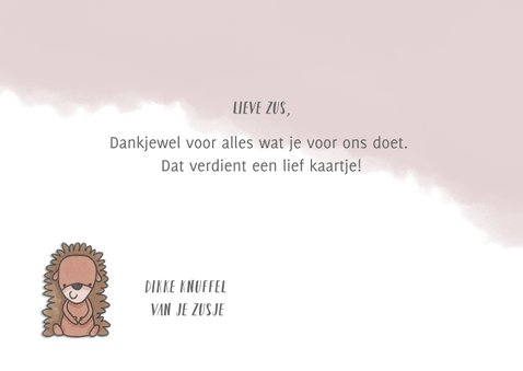 Dankjewel voor de goede zorgen 3