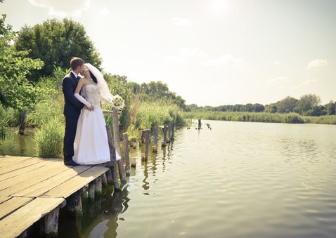 Danksagung zur Hochzeit Gingkoblätter Stempel Foto innen 2