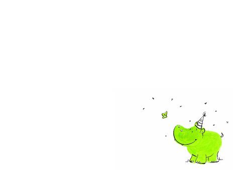 Een kleine geboren groen 3