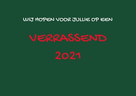 Een verrekt grappige kerstkaart met twee giraffen 2
