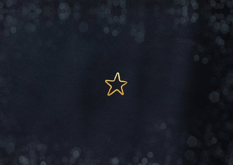 Eenvoudige nieuwjaarskaart met groot jaartal 2027 in goud Achterkant