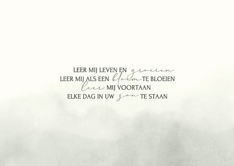 Eerste communie foto uitnodiging met Ichthus visje 2