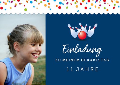Einladung Bowlingcenter Norderstedt 2