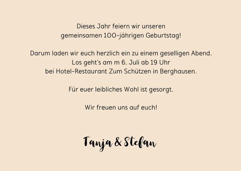 Einladung Gemeinsam Gut aussehen 100 3