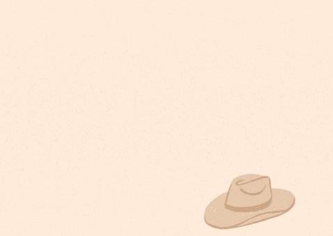 Einladung zum Cowboy-Kindergeburtstag Rückseite