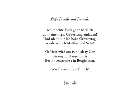 Einladung zum Geburtstag "Sixties Party" 3