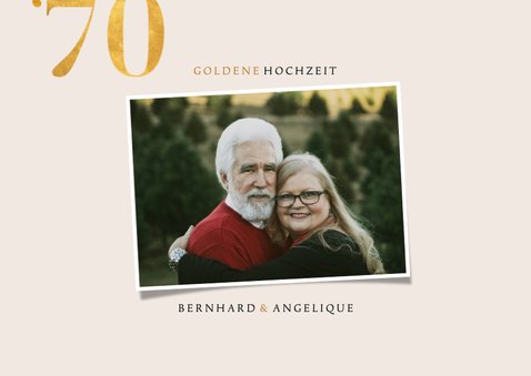 Einladung zur goldenen Hochzeit Fotos 1970-2020 2