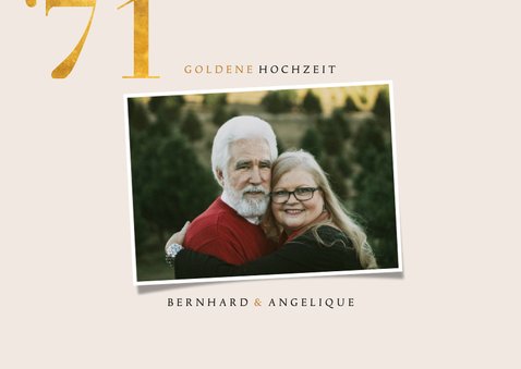 Einladung zur goldenen Hochzeit Fotos 1971-2021 2