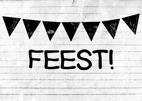 Feest hout ster en 4x foto 2
