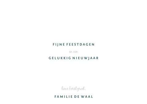 Feestelijke kerstkaart goud/wit confetti kader met sterren 3