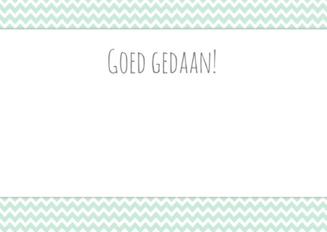 Felicitatie B-diploma Ster - WW 3