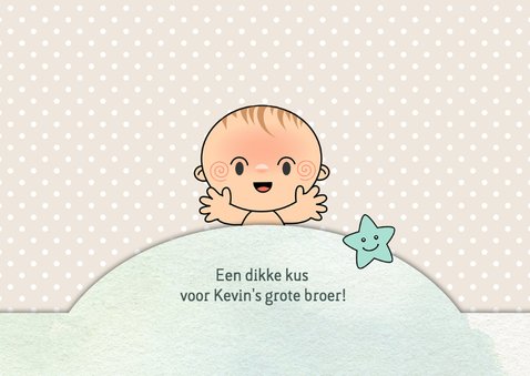 Felicitatie broertje voor broer 2