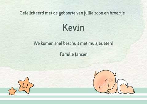 Felicitatie broertje voor broer 3