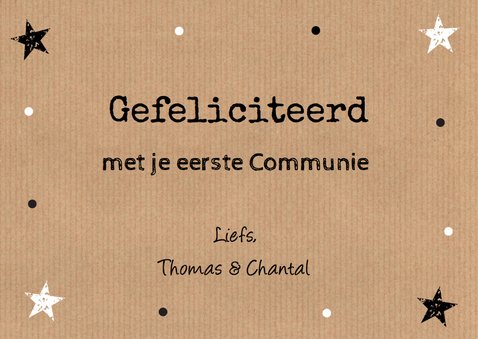 Felicitatie communie kraft slinger 3