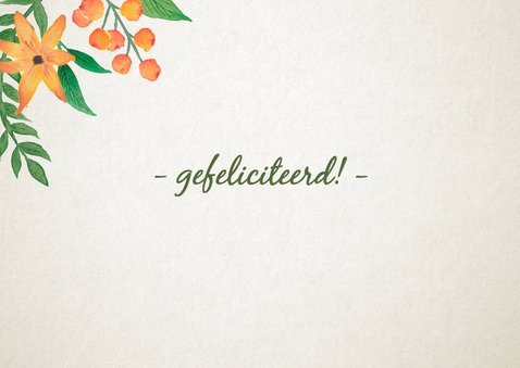 Felicitatie huwelijk Mr & Mrs 2