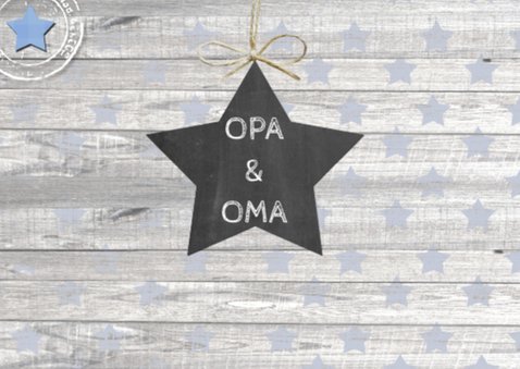 felicitatie opa oma ster 2