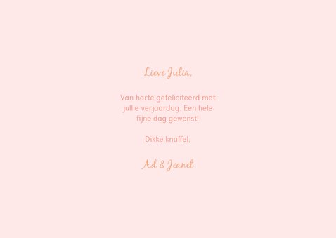 Felicitatie roze 'happy birthday' hip met confetti 3