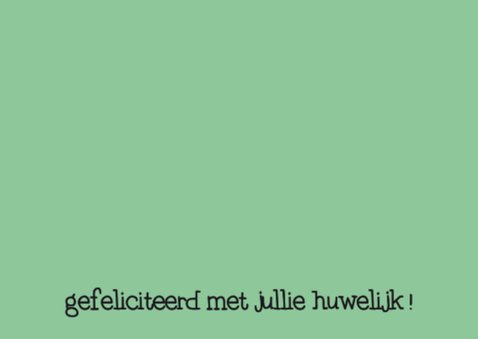 Felicitatie Trouwen Geniet 2