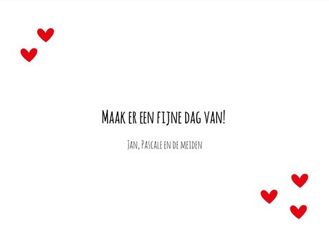 Felicitatie verjaardagskaart hetzelfde liedje 3