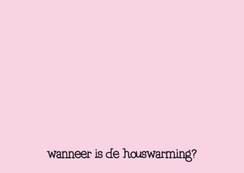 Felicitatie Woning Allereerste 2