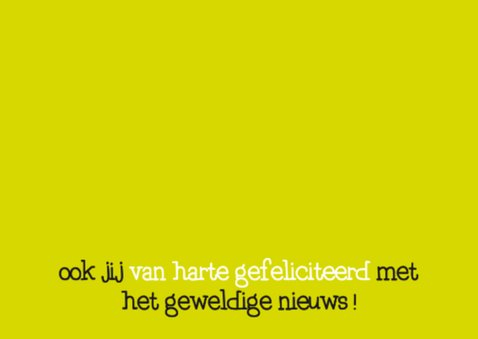 Felicitatie Zwanger Vader 2