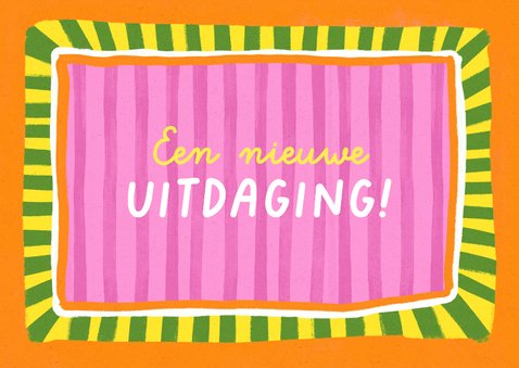 Felicitatiekaart algemeen hartelijk gefeliciteerd kleurrijk 2