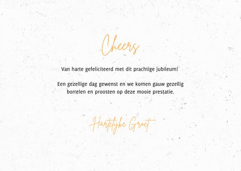 Felicitatiekaart proosten met whiskey 3