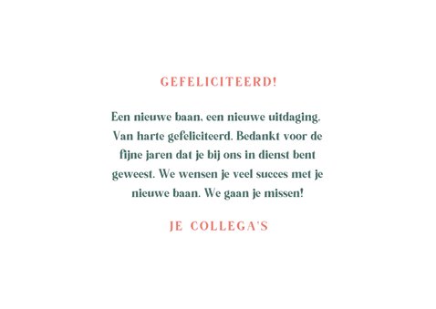 Felicitatiekaart Toedels grappig typografisch 3