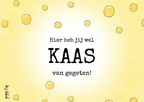 Felicitatiekaart voor pensioen met muisjes in een kaas 2
