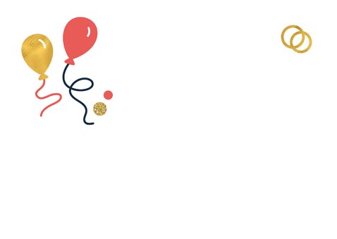 Felicitatiekaart Yes getrouwd feestelijk 2