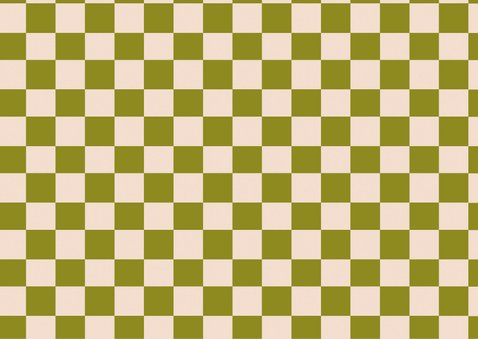 Felicitatiekaartje hoera groene blokjes kader kaars groovy 2