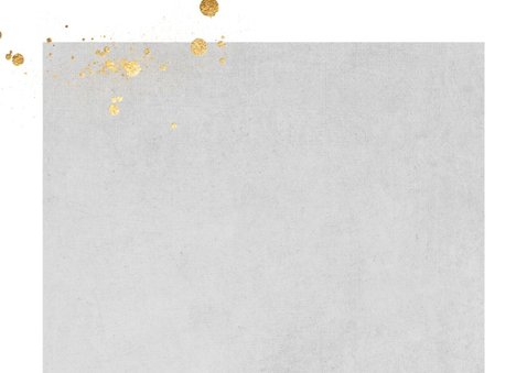 Foto kerstkaart goud spetters 2