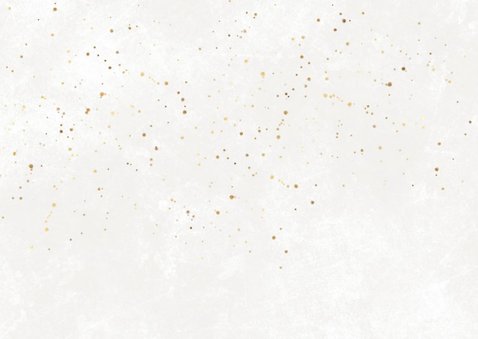 Foto kerstkaart JOY in stijlvol goud 2